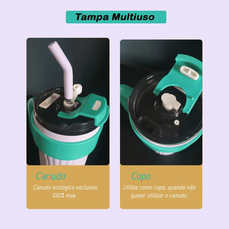 Copo Térmico 860ml - Colorful