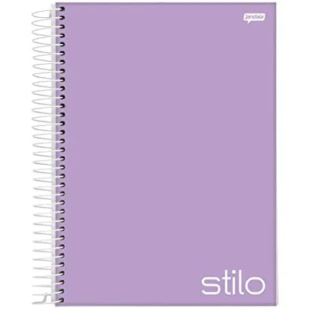 Caderno Universitário Tom Pastel Caderno Capa Dura 80 Folhas 27,5x20 cm