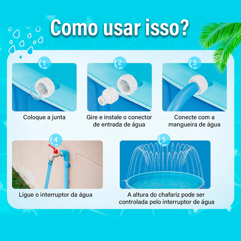 Piscina dobrável para crianças e animais de estimação