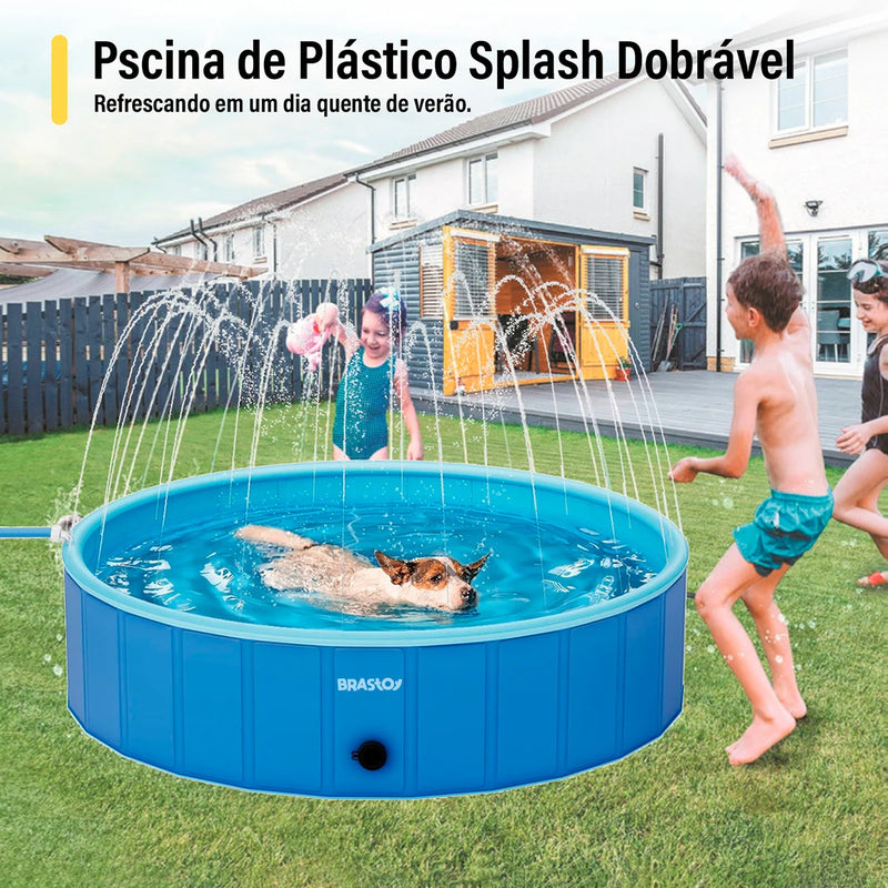 Piscina dobrável para crianças e animais de estimação