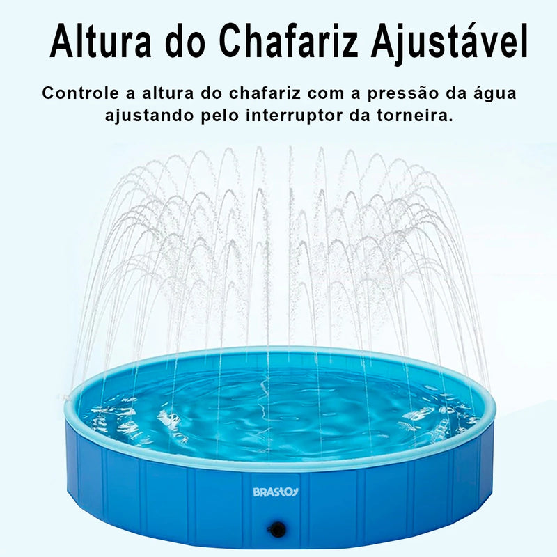 Piscina dobrável para crianças e animais de estimação