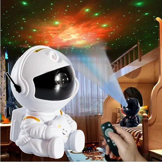 Astronauta Sentado Luminária Projetor - TelecoStar - Teleco Store