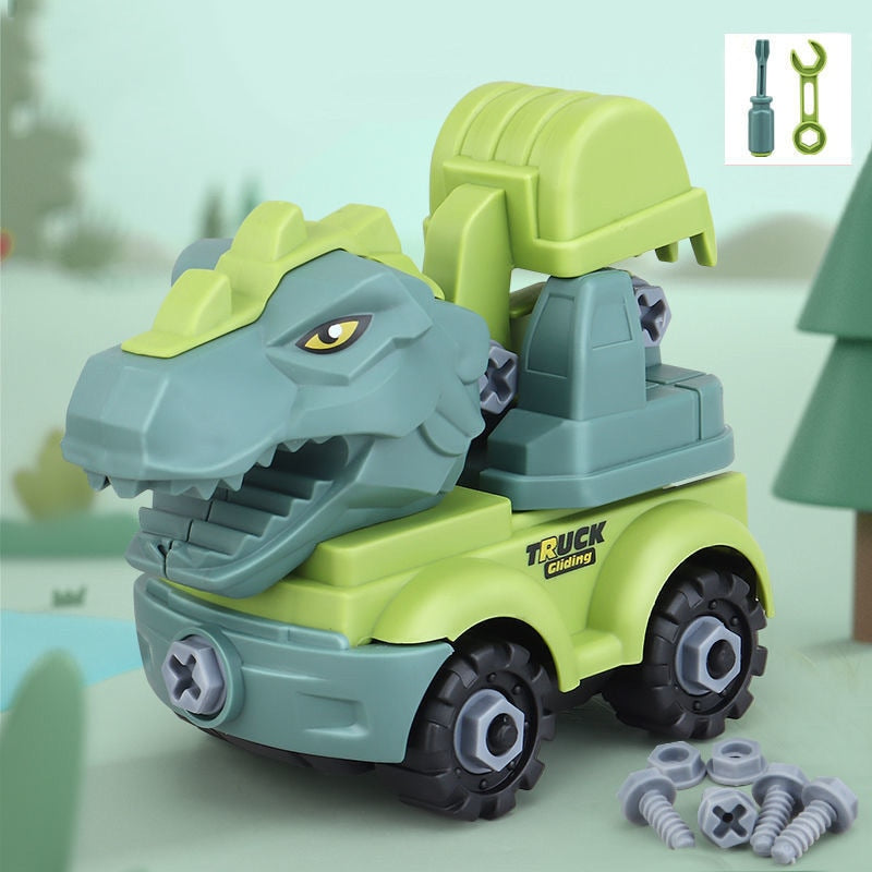 Carro Dinosssauro de Montar e Desmontar - Dinos