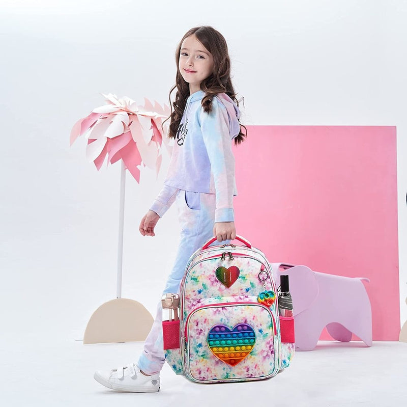 Kit Mochila Infantil Pop It -Love